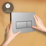 Vitra Root Square Panel Seti, stop valf sıva üstü dahil (740-2380+A41461GR) - Görsel 3