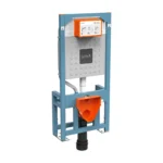 Vitra Asma klozetler için alçıpan duvar içi (yere montaj) uygulama, 3/6 L