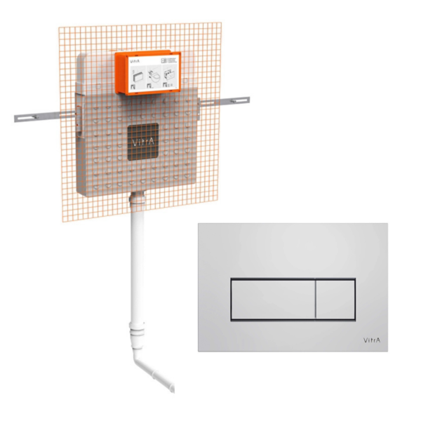 Vitra V- Fix Gömme Rezervuar seti, helataşları için panel dahil (768-1700-01+740-2380)