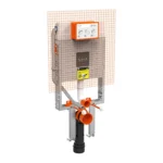 Vitra Asma klozetler için ayarlanabilir kalın metal ayaklı, 3/6 L