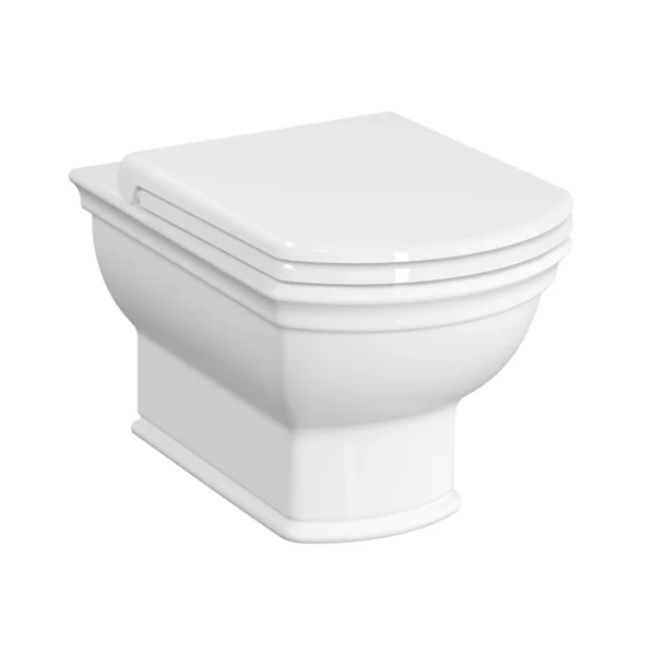 Vitra Valarte Asma Klozet Rim-ex, Gizli Montajlı, 54 cm Taharet Borulu, Taharet Borusu Girişi Sıva Altı Uygulamalı, Beyaz