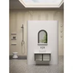 Vitra Liquid Çanak Lavabo Yuvarlak, Kompakt Armatür Deliksiz, Su Taşma Deliksiz, Clean, Beyaz - Görsel 2