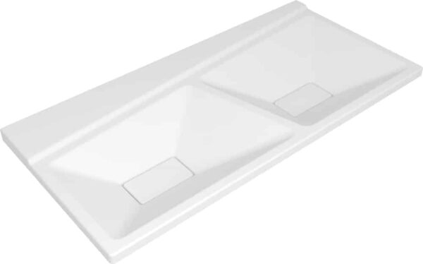 Eca Serel 4Life Çıft Hazneli Lavabo Batarya Delikli 48x100