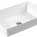 Eca Serel Rita Tezgah Üstü Lavabo 39x59 Mat Beyaz