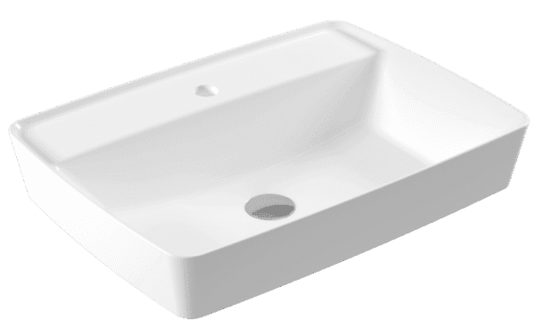 Eca Serel Rita Tezgah Üstü Lavabo 44x59 Mat Beyaz