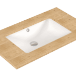 Eca Serel Star Tezgah Altı Dıkdörtgen Lavabo 37.5x56