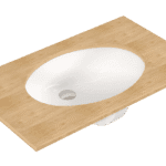 Eca Serel Tezgah Altı Oval Lavabo 43.5x58