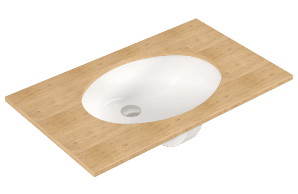Eca Serel Tezgah Altı Oval Lavabo 43.5x58