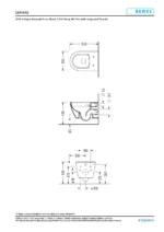 Eca Serel Sapphire Kanalsız Asma Klozet 51,5x35,5 - Entegre Taharet Bataryalı - Görsel 2