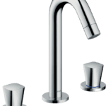 HansGrohe Logis 3 Delikli Kumandalı Lavabo Bataryası