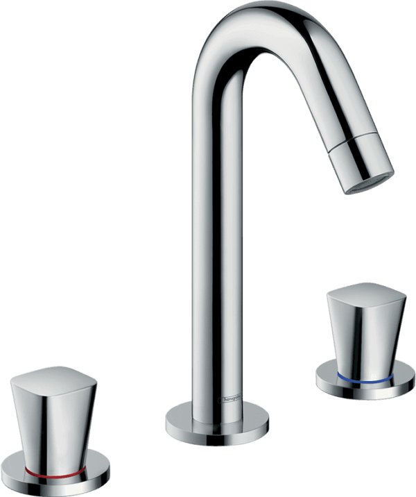 HansGrohe Logis 3 Delikli Kumandalı Lavabo Bataryası