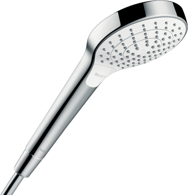 HansGrohe Croma Select S Vario EcoSmart Beyaz Krom El Duşu