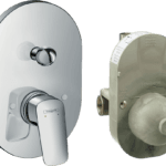 Hansgrohe Logis Ankastre Krom Banyo Bataryası Seti