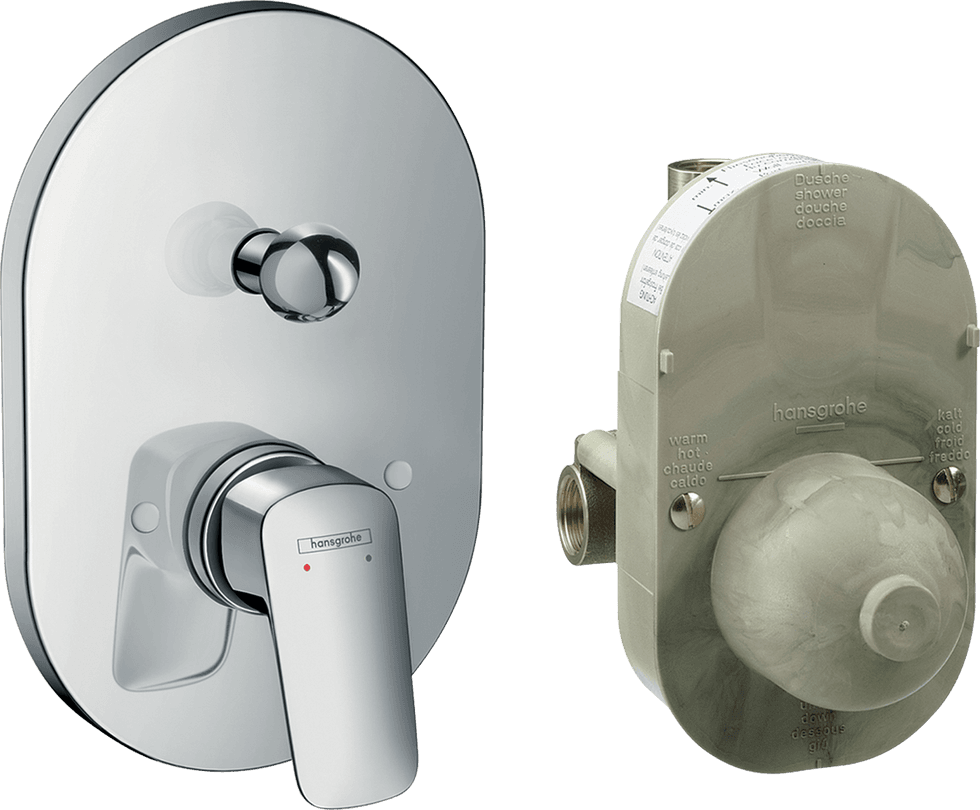 154__hpr01291_tif.png Hansgrohe Logis Ankastre Krom Banyo Bataryası Seti - Görsel 1