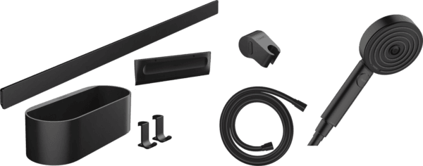 Hansgrohe WallStoris Set El duşu 105 3jet Activation EcoSmart, 70 cm Duş Barı ve Depolama Seti