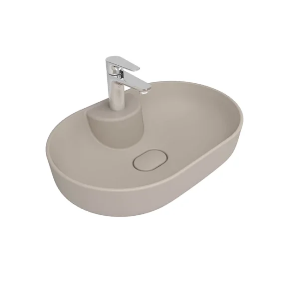 Kale Zero 2.0 60x40 Ada Oval Çanak Lavabo Mat Vizon