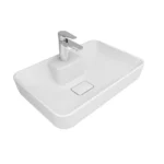 Kale Zero 2.0 60x40 Ada Dikdörtgen Çanak Lavabo Mat Beyaz