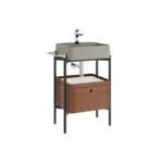 Kale Icon 2.0 Kare Set (Lavabo Dolap + Vizon Lavabo + Sifon) (Lavabo Dahil)