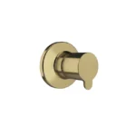 Kale D100 Ankastre Stop Valf Mat Gold