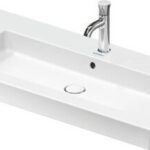 Duravit White Tulip Etajerli Lavabo 105 cm Parlak Beyaz