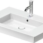 Duravit White Tulip 75 cm Etajerli Lavabo Parlak Beyaz