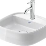 Duravit Zencha Çanak Lavabo 42 cm Batarya Banklı Parlak Beyaz