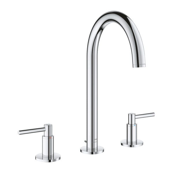 Grohe Atrio 3 Delikli Ankastre Lavabo Bataryası, Sifon Kumandalı