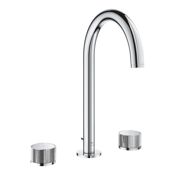 Grohe Atrio Private Collection 3 Delikli Ankastre Lavabo Bataryası, Sifon Kumandalı (L-Boy)