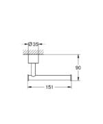 Grohe Atrio Tuvalet Kağıtlığı - Görsel 3