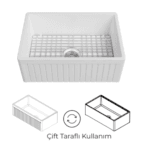 Isvea Ledro Mutfak Eviyesi 69 cm