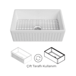 Isvea Ledro Mutfak Eviyesi 76 Cm