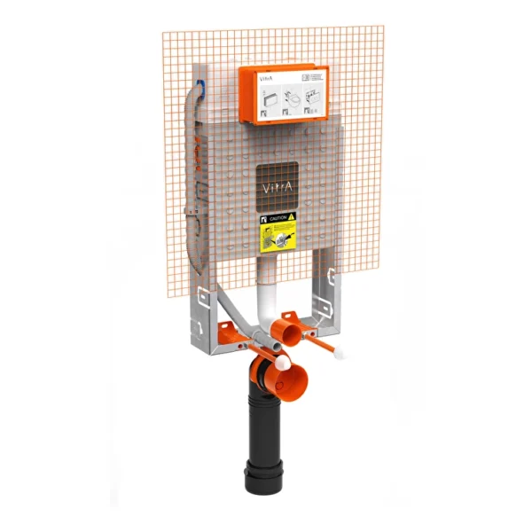 Vitra Asma klozetler için metal ayaksız, 2,5/4 L