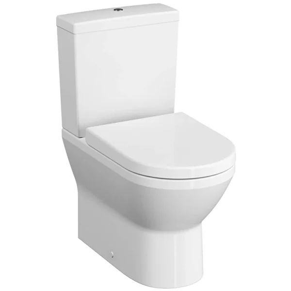 Vitra Integra Takım Klozet Rim-ex, Duvara Tam Dayalı, 62 cm Taharet Borulu, Taharet Borusu Girişi Sıva Altı Uygulamalı, Beyaz