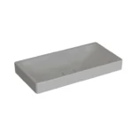 Vitra Metropole Çanak Lavabo Dikdörtgen, 80x40 cm Armatür Deliksiz, Su Taşma Deliksiz, Mat Taş Gri