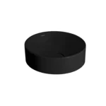 Vitra Metropole Çanak Lavabo Yuvarlak, Kompakt, 40x38 cm Armatür Deliksiz, Su Taşma Deliksiz, Mat Siyah
