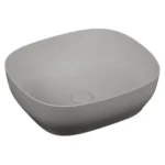 Vitra Outline Çanak Lavabo Dikdörtgen, 45x41 cm Armatür Deliksiz, Su Taşma Deliksiz, Clean, Mat Taş Gri