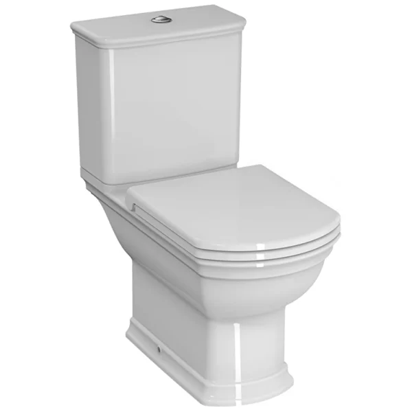 Vitra Valarte Takım Klozet Arkası Açık, 70 cm Taharet Borulu, Beyaz
