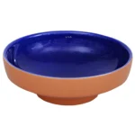 Vitra Water Jewels Çanak Lavabo Yuvarlak, Kompakt, 40x40 cm Armatür Deliksiz, Su Taşma Deliksiz, Clean, Terrarosa-Mavi