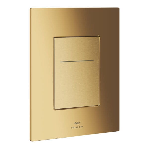 Grohe Grohe Arena Aqua Tiles Flush Plate With Silk Motion Technology, Cool Sunrise