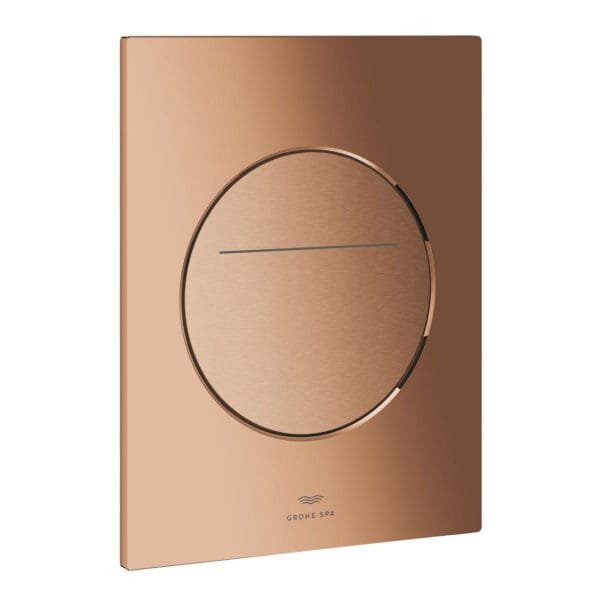Grohe Grohe Arena Aqua Tiles Flush Plate With Silk Motion Technology, Warm Sunset