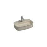 Isvea Fluido Tezgah Üstü Lavabo 60 cm Fildişi