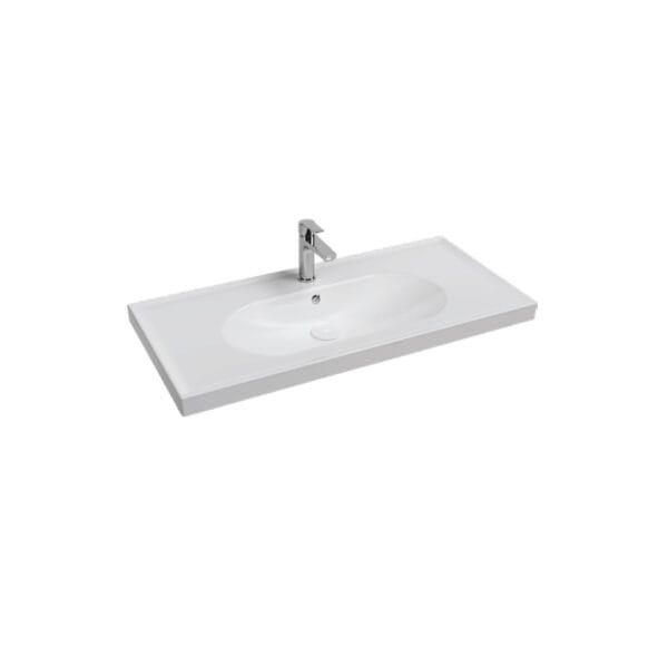 Isvea Sistema R Tezgah Üstü Lavabo, 100 cm