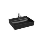 Isvea Vea Tezgah Üstü Lavabo 61 cm, Siyah