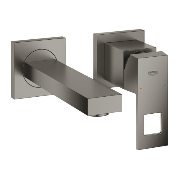 Grohe Eurocube 2 Delikli Lavabo Bataryası S-Boyut, Brushed Hard Graphite