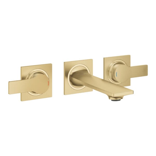 Grohe Allure 3 Delikli Lavabo Bataryası 1/2″ S-Boyut, Brushed Cool Sunrise