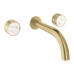 Grohe Atrio Private Collection 3 Delikli Lavabo Bataryası M-Boyut, Brushed Cool Sunrise - Görsel 8