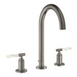 Grohe Atrio Private Collection 3 Delikli Lavabo Bataryası L-Boyut, Brushed Hard Graphite - Görsel 11