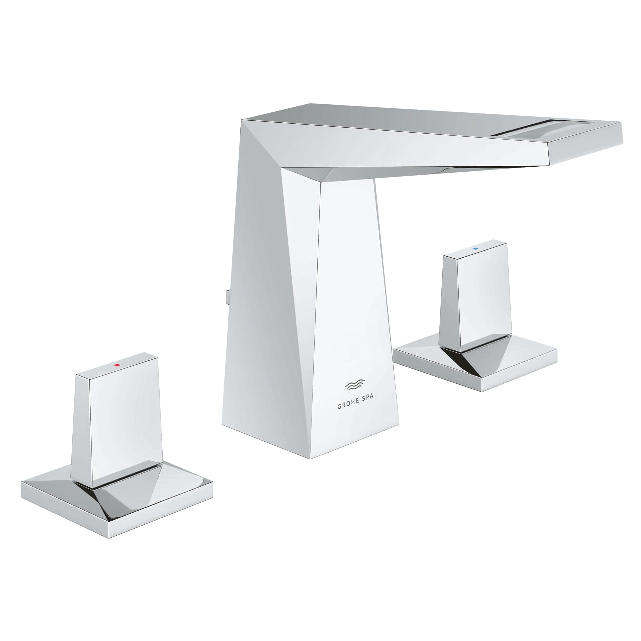 20626000.jpg Grohe Allure Brilliant 3 Delikli Lavabo Bataryası 1/2″ M-Boyut, Krom - Görsel 1