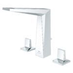 Grohe Allure Brilliant 3 Delikli Lavabo Bataryası L-Boyut, Krom - Görsel 2
