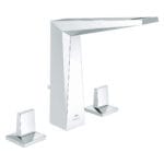Grohe Allure Brilliant 3 Delikli Lavabo Bataryası L-Boyut, Krom